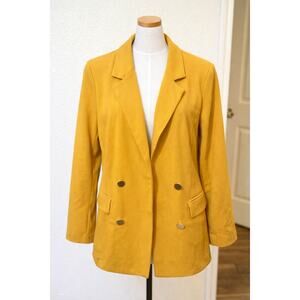 Stoosh Mustard Yellow Blazer – Women’s Size Medium (NWT)